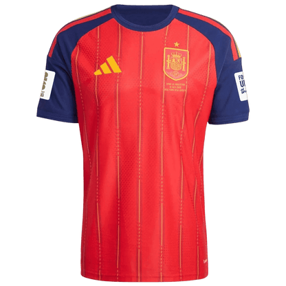 Men's Spain World Cup 2026 Home Soccer Jersey [PREMIUM] - Final Match Edition (With Patches)