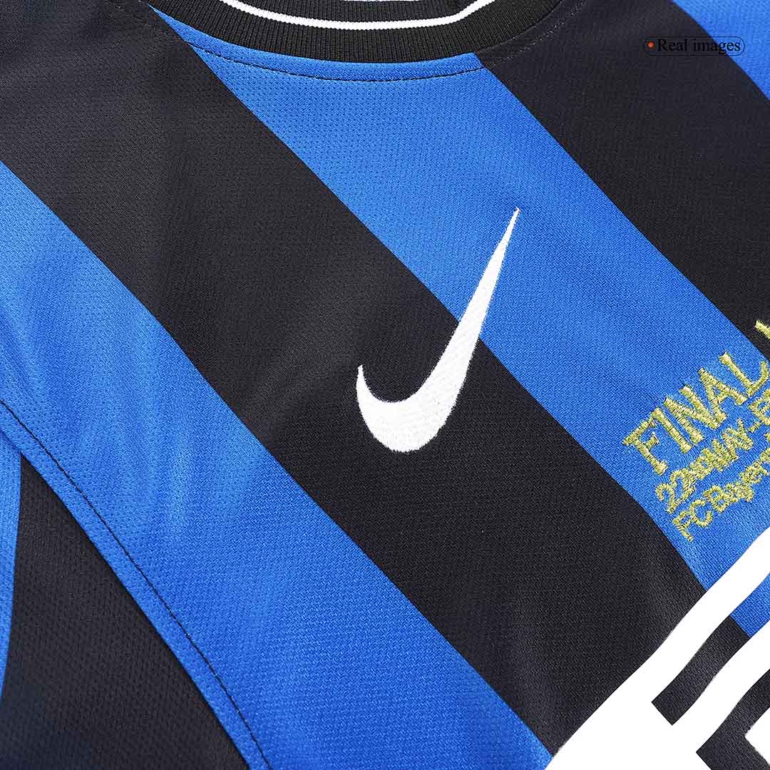 Maillot de foot domicile rétro Inter Milan LDC Finale 2009/10 pour homme