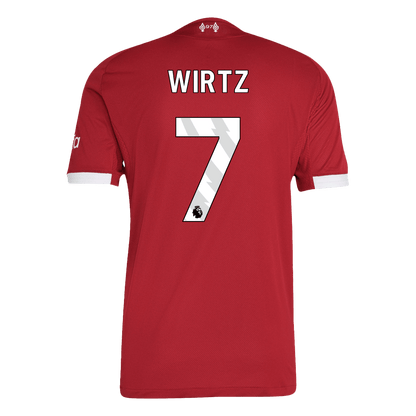Maillot de football domicile homme WIRTZ #7 Liverpool saison 2025/26 version joueur - Coupe ajustée