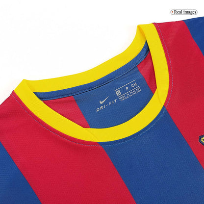 Maillot de foot domicile rétro XAVI #6 Barcelone 2010/11 pour homme