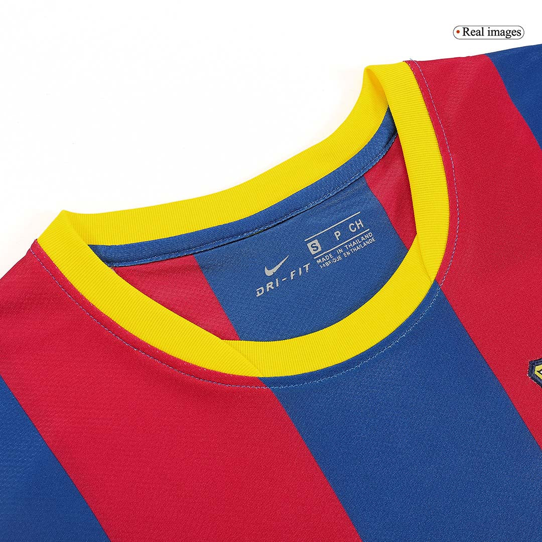 Maillot de Foot Rétro A.INIESTA #8 Domicile Barcelone 2010/11 pour Homme
