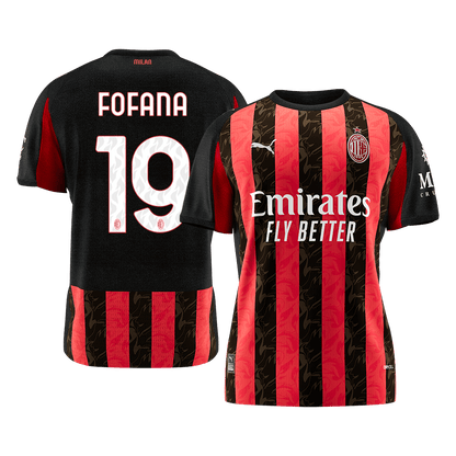 Maillot de foot domicile AC Milan 2025/26 Homme FOFANA #19 [PREMIUM]