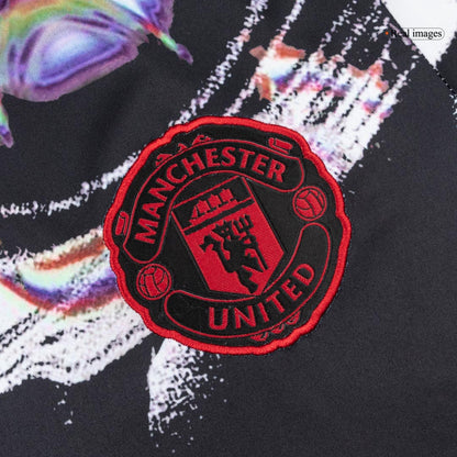 Maillot de foot d'avant-match Manchester United 2025/26 pour homme