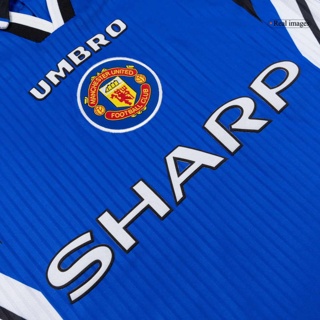 Maillot de foot rétro homme Manchester United 1996/97, troisième maillot extérieur