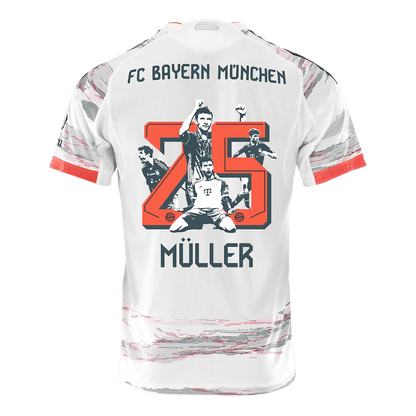 Maillot de foot extérieur MÜLLER Special #25 Homme Bayern Munich 2025/26 Version joueur - Coupe ajustée