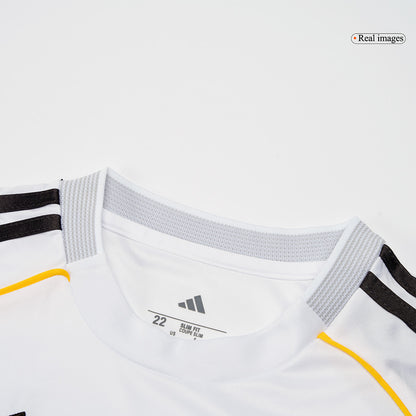 Maillot de football domicile à manches longues Real Madrid 2025/26 pour homme
