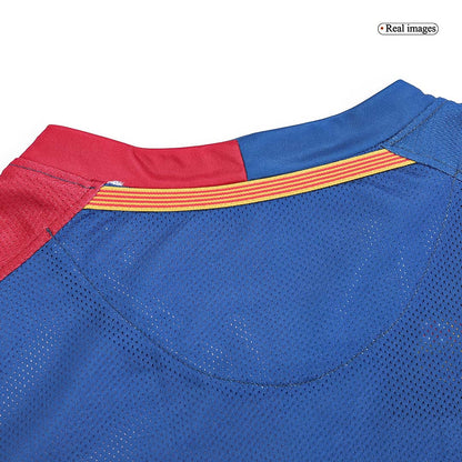 Maillot de football rétro domicile homme manches longues Barcelone LDC finale 2008/09