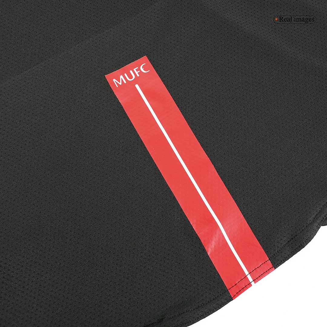 Maillot de Foot Rétro SCHOLES #18 Homme Manchester United 2007/08 Extérieur Manches Longues