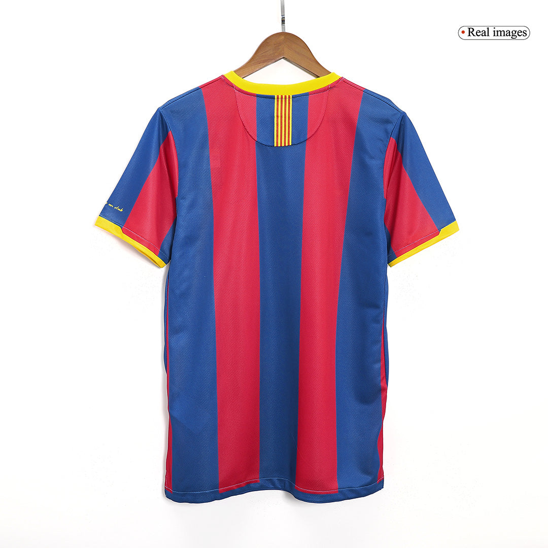 Maillot de football domicile rétro FC Barcelone 2010/11 pour homme