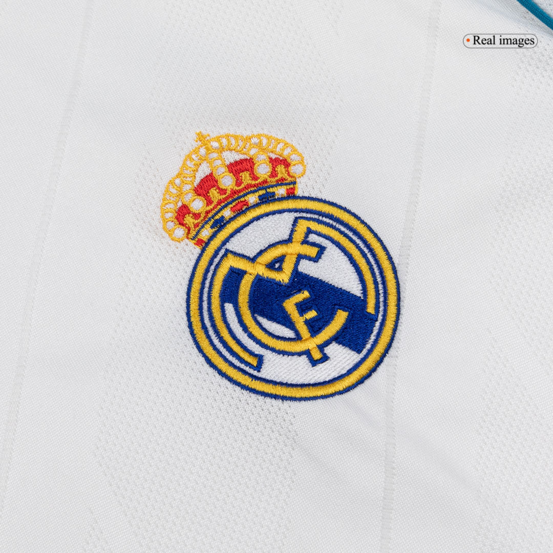 Maillot de Foot Rétro KROOS #8 Homme Real Madrid Domicile Manches Longues 2017/18