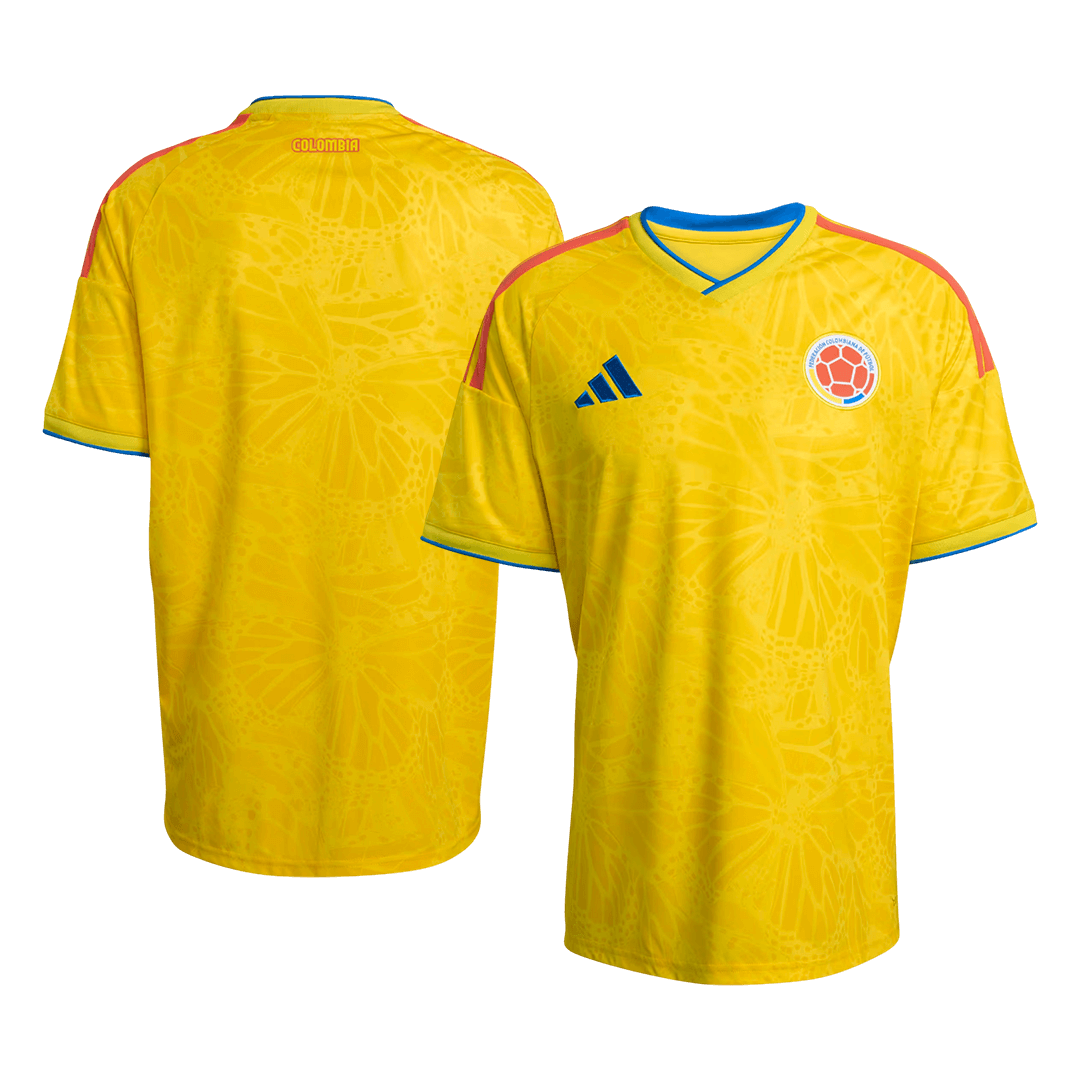Maillot domicile de football pour homme Colombie Coupe du Monde 2026