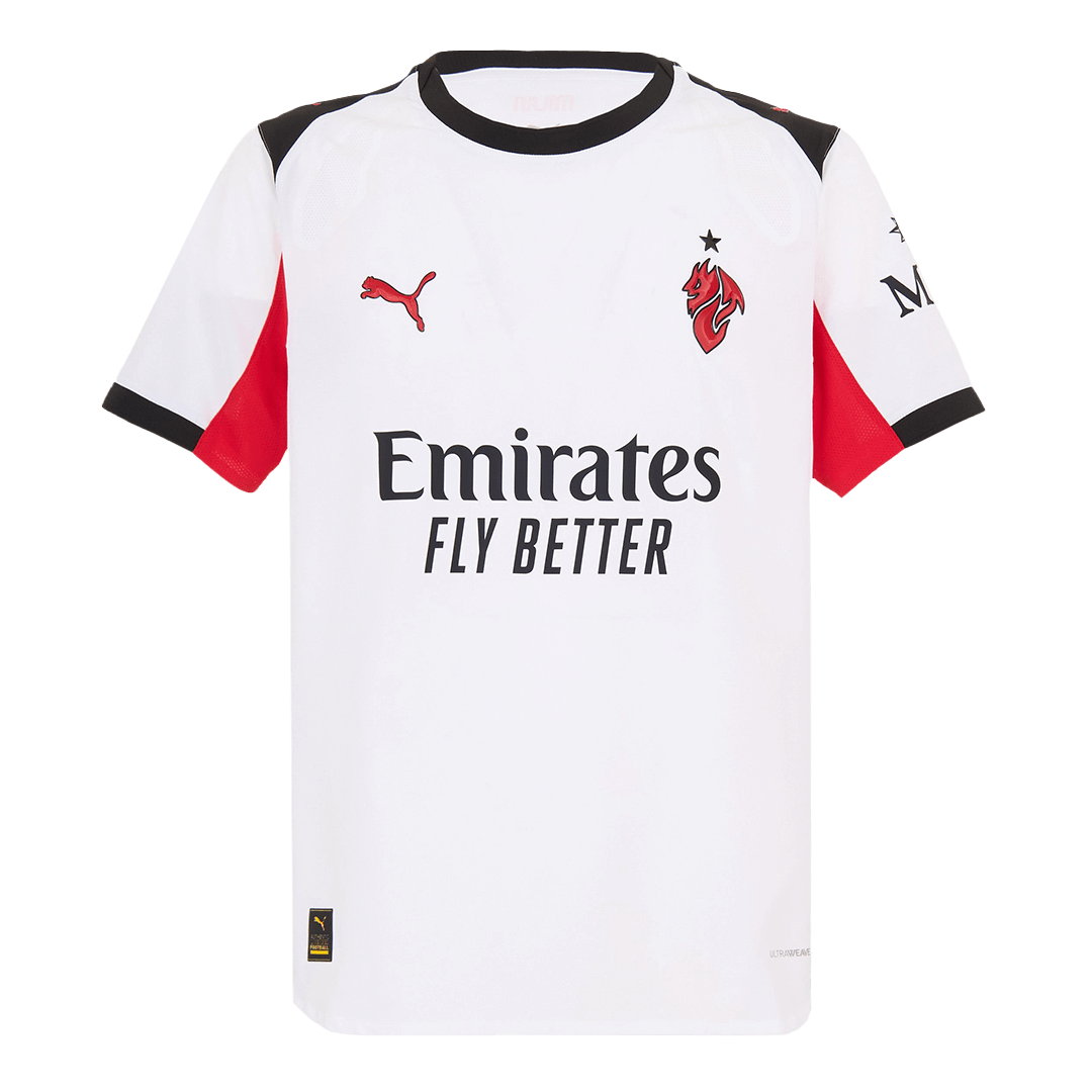 Maillot de football FOFANA #19 AC Milan 2025/26 pour homme - Version joueur extérieur - Coupe ajustée
