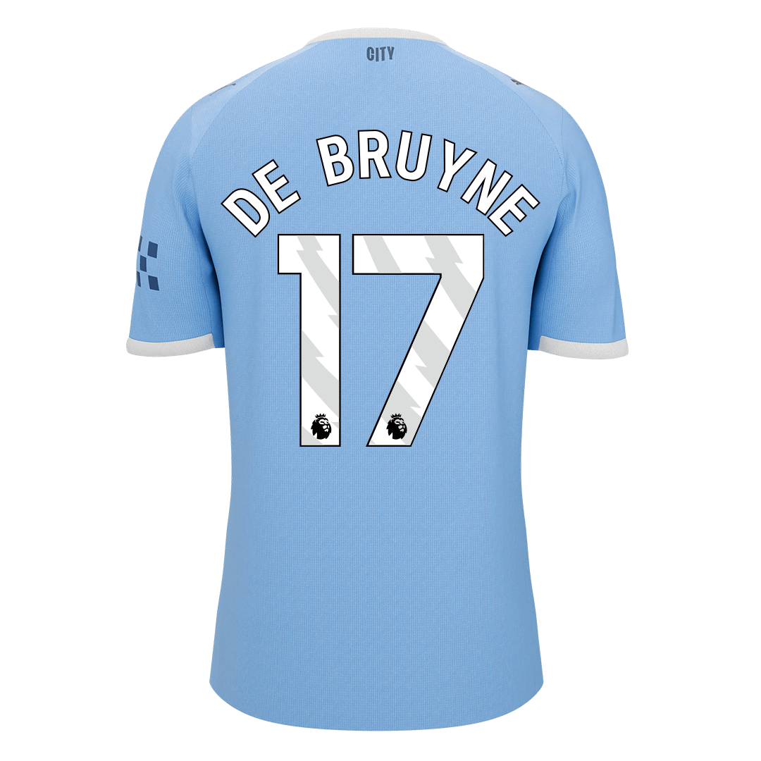 Maillot de football domicile Manchester City 2025/26 DE BRUYNE #17 pour homme [PREMIUM]