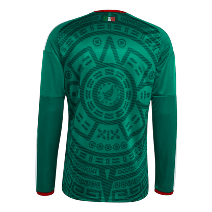 Maillot de foot domicile manches longues Mexique Coupe du Monde 2026 pour homme