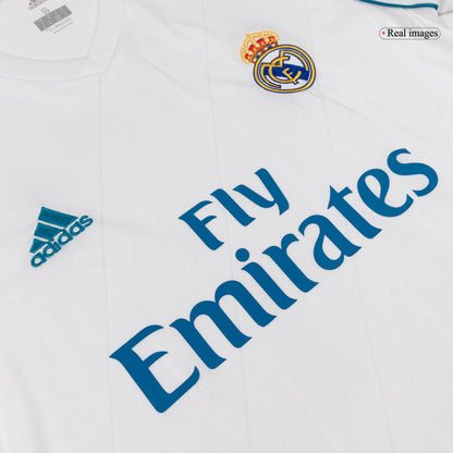 Maillot de football domicile manches longues rétro RONALDO #7 Homme Real Madrid 2017/18