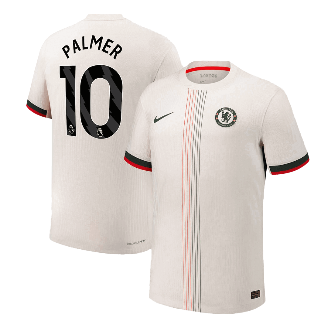 Maillot de football extérieur PALMER #10 Chelsea 2025/26 version joueur pour homme - Coupe ajustée