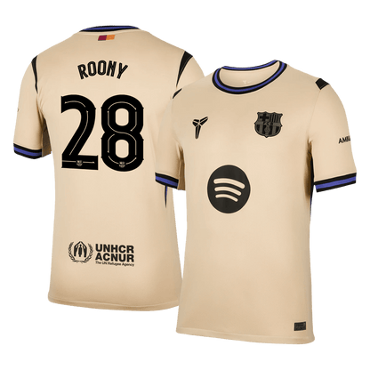 Maillot de Foot Extérieur ROONY #28 Barcelone 2025/26 pour Homme