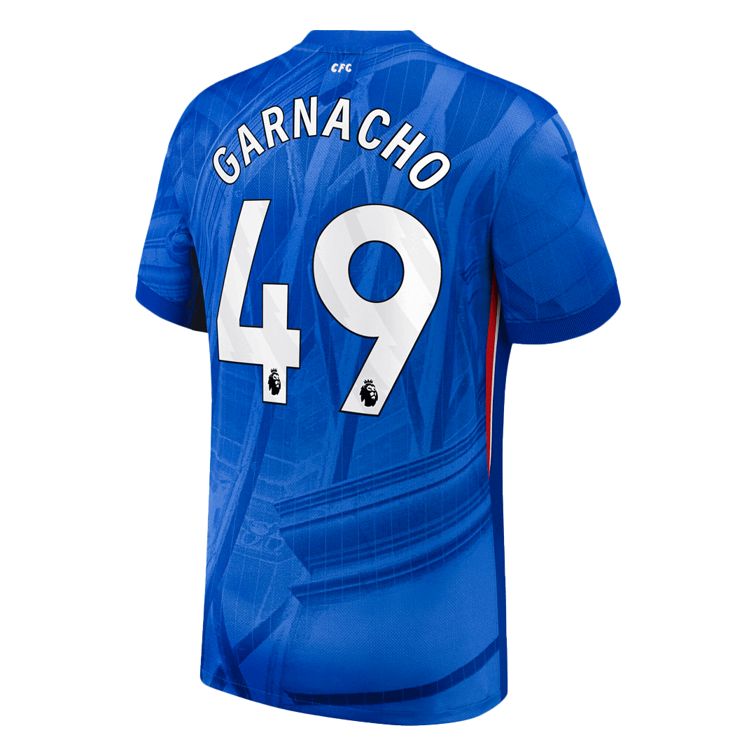 Maillot de foot domicile Chelsea 2025/26 Homme GARNACHO #49 [PREMIUM]