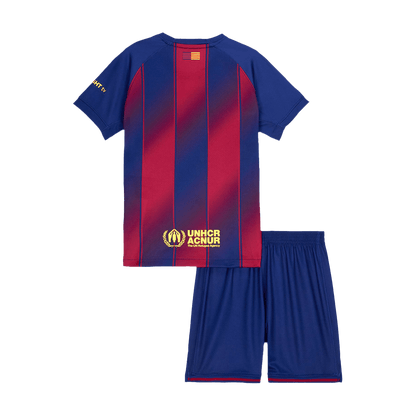 Kit de football Domicile Barcelone 2025/26 pour enfant [PREMIUM]