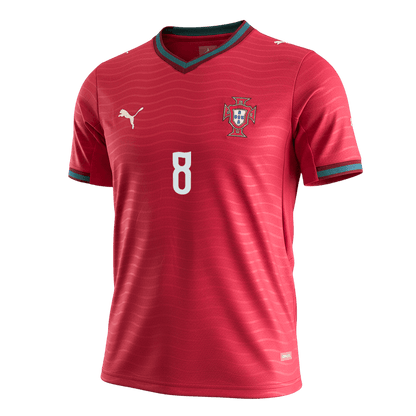 Maillot de football domicile homme Portugal Coupe du Monde 2026 B.FERNANDES #8