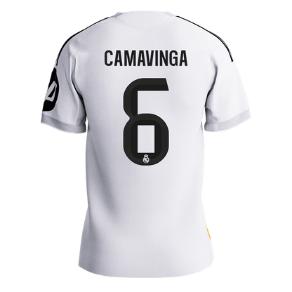 Maillot de football domicile du Real Madrid 2025/26 pour homme CAMAVINGA #6 - Coupe ajustée [PREMIUM]