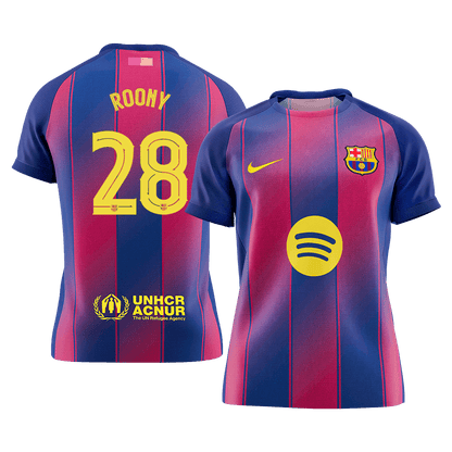 Maillot de Foot Domicile Homme ROONY #28 Barcelone UCL 2025/26 [QUALITÉ SUPÉRIEURE]