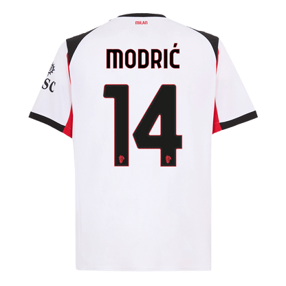 Maillot de foot extérieur AC Milan 2025/26 pour homme MODRIĆ #14