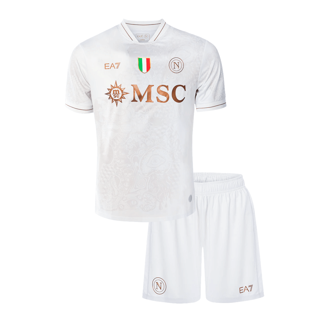 Ensemble Maillot de Foot Extérieur Enfant Napoli 2025/26