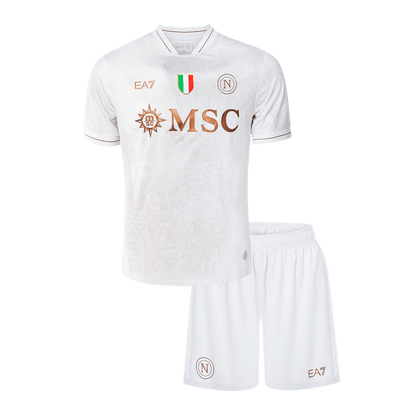 Ensemble Maillot de Foot Extérieur Enfant Napoli 2025/26