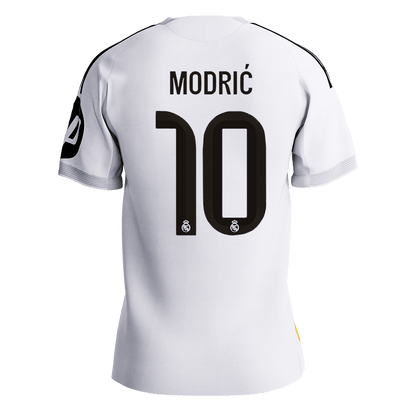 MODRIĆ #10 Maillot de football domicile Real Madrid 2025/26 version joueur pour homme - Coupe ajustée [PREMIUM]