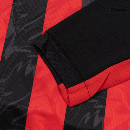 Maillot de Foot Domicile AC Milan 2025/26 Manches Longues Homme