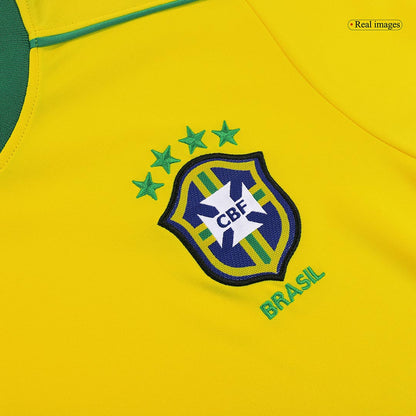 Maillot de Foot Rétro CAFU #2 Brésil Coupe du Monde 1998 Domicile Homme