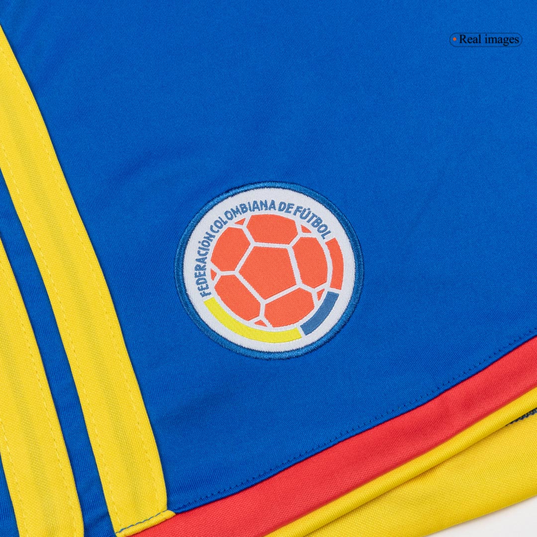 Ensemble maillot de football domicile pour homme Colombie Coupe du Monde 2026