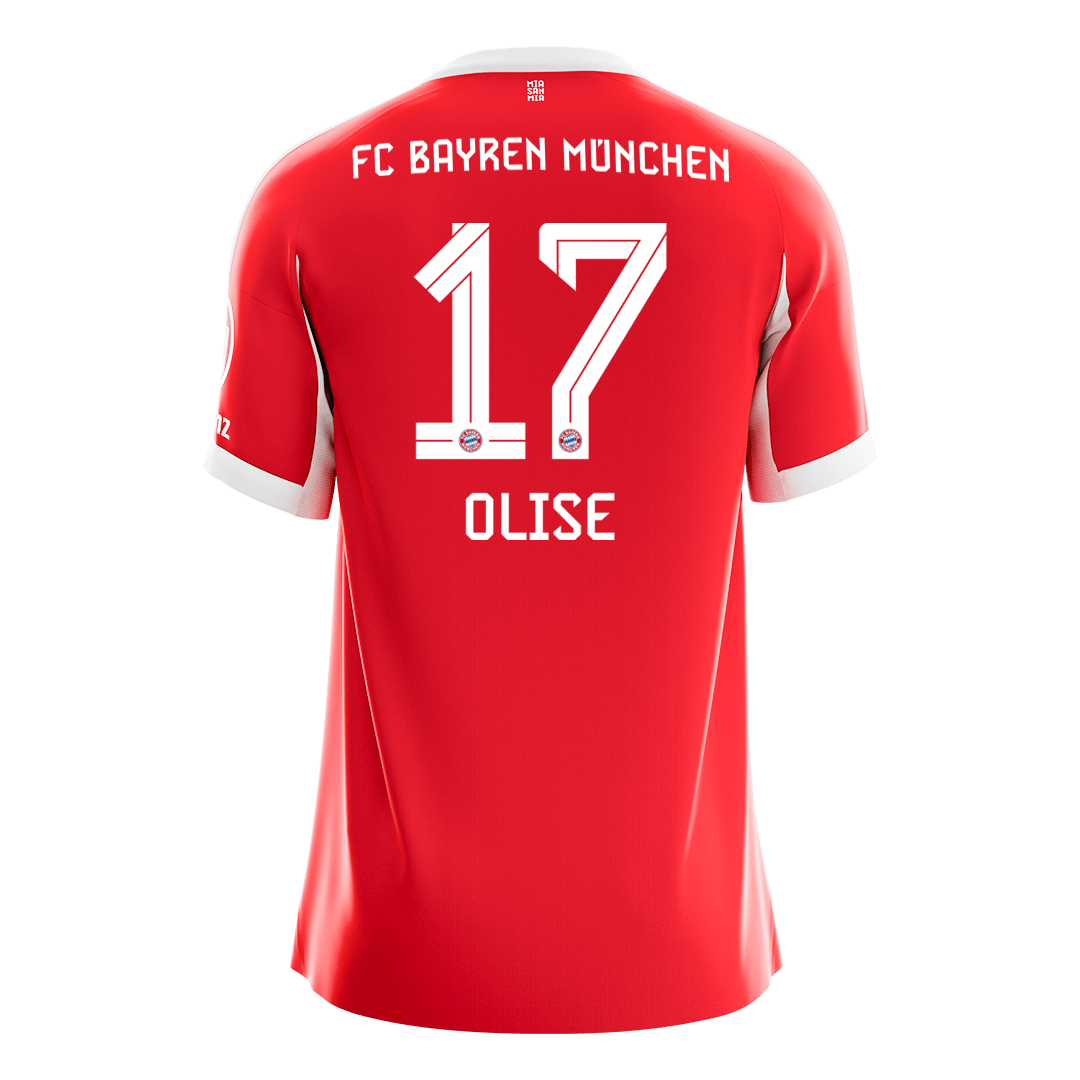 Maillot de Foot Domicile Homme OLISÉ #17 Bayern Munich 2025/26 [PREMIUM]