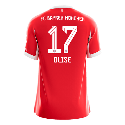 Maillot de Foot Domicile Homme OLISÉ #17 Bayern Munich 2025/26 [PREMIUM]