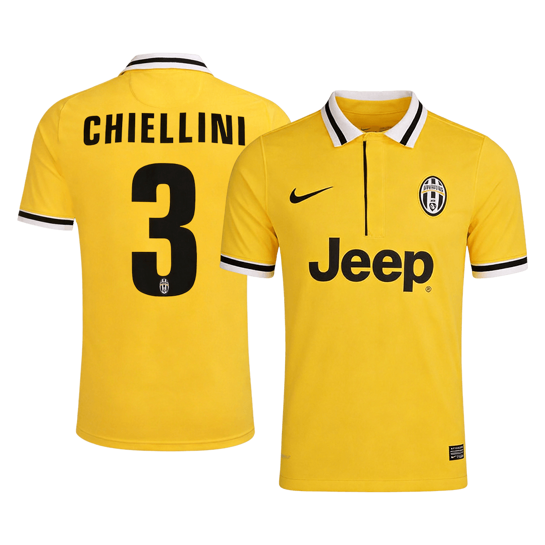 Maillot de foot extérieur rétro CHIELLINI #3 homme Juventus 2013/14