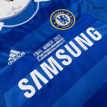 Maillot de football rétro domicile manches longues Chelsea homme 2011/12