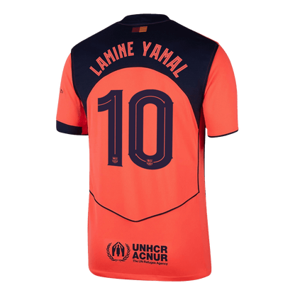 Maillot de Foot Homme Lamine Yamal #10 Barcelone UCL Troisième Extérieur 2025/26