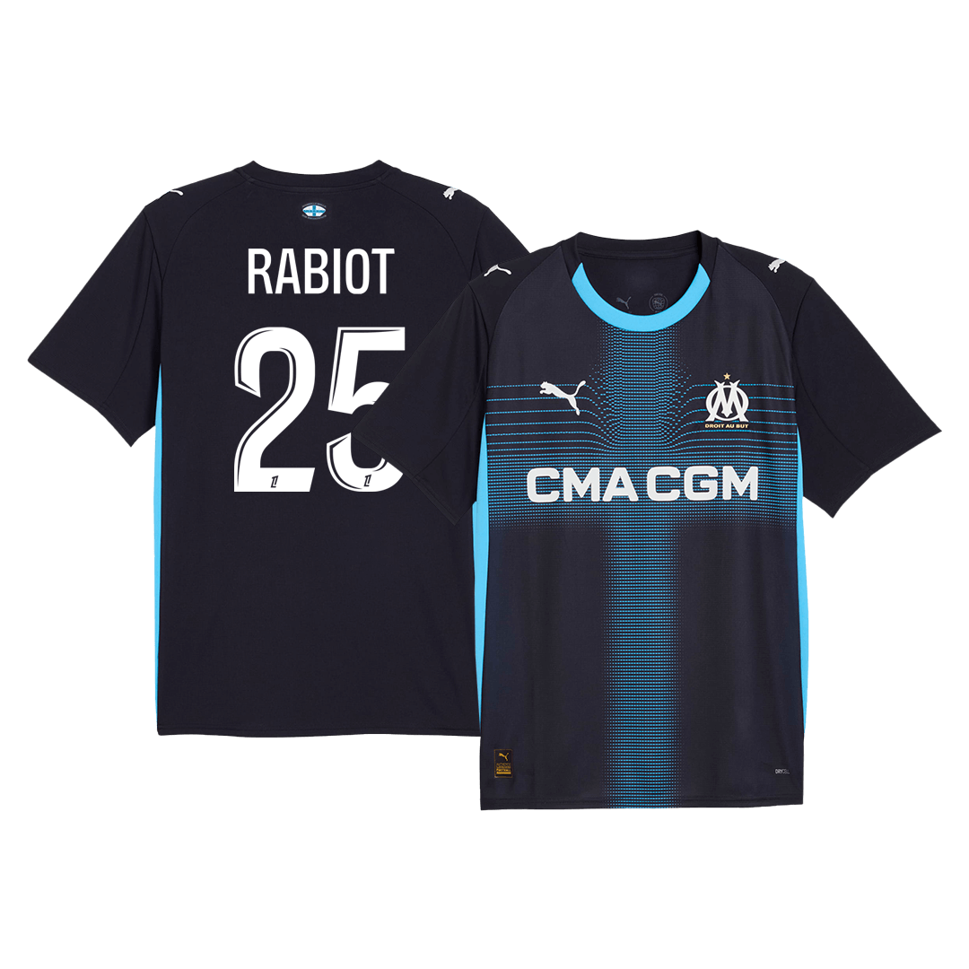 Maillot de foot extérieur RABIOT #25 Homme Marseille 2025/26