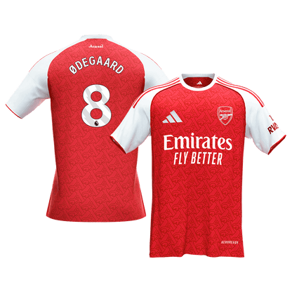 Maillot de foot domicile Arsenal 2025/26 Homme ØDEGAARD #8 [PREMIUM]