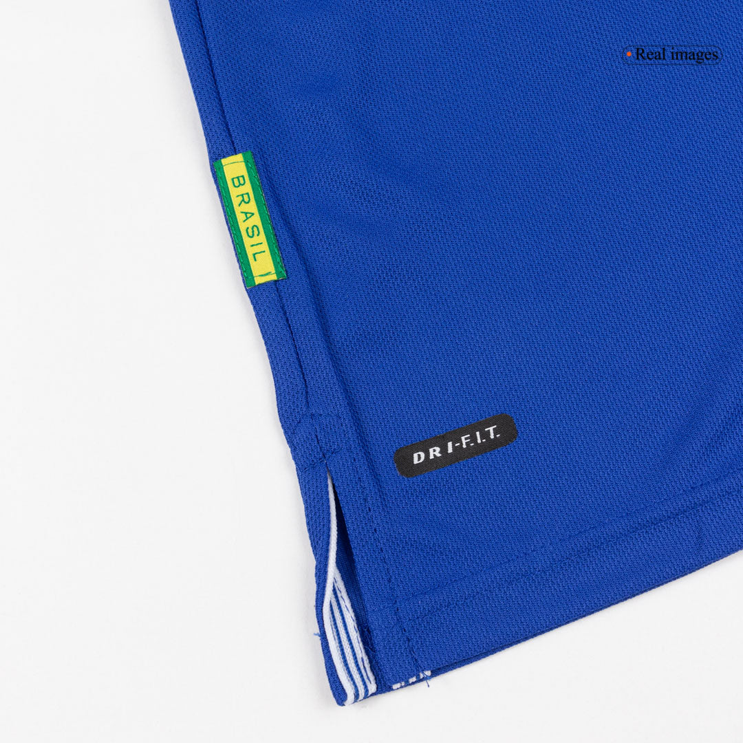 Maillot de foot extérieur rétro Brésil 1998 pour homme