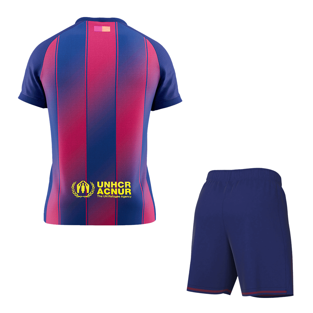 Ensemble maillot de football domicile Barcelone 2025/26 pour homme [PREMIUM]