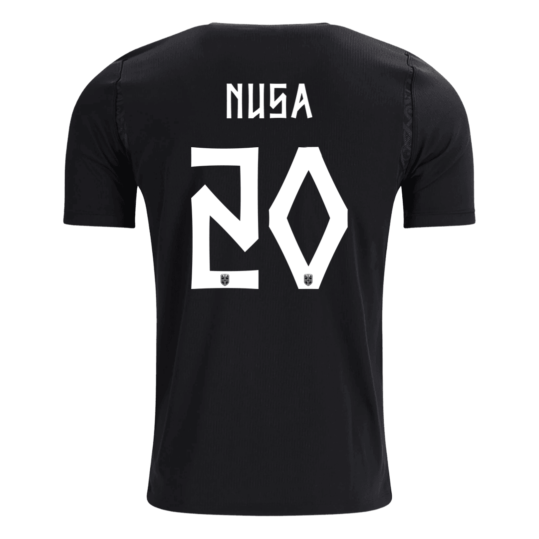NUSA #20 Camiseta de fútbol visitante de Noruega para el Mundial 2026 para hombre