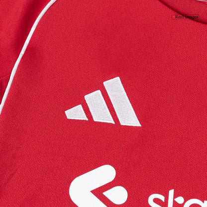 Maillot de football domicile manches longues homme Liverpool 2025/26