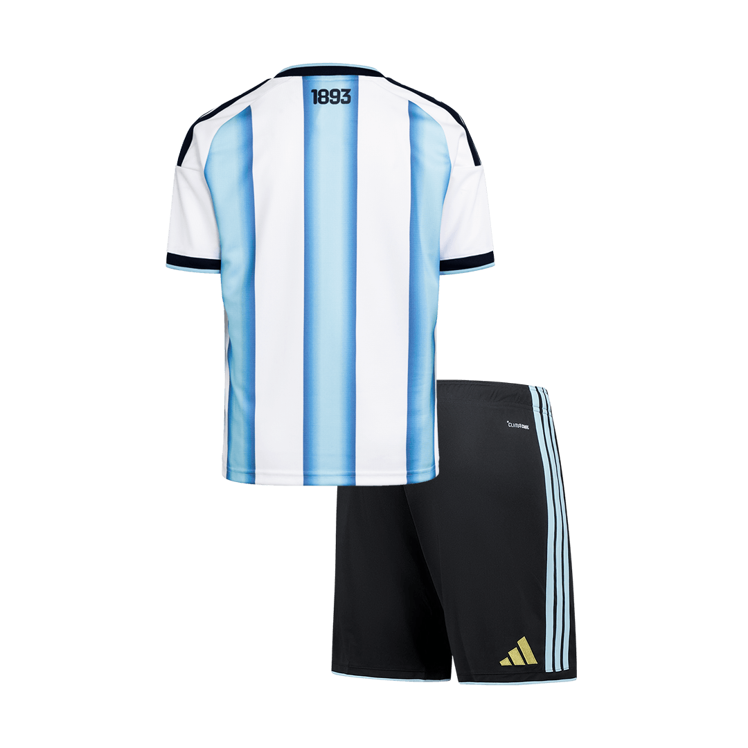 Maillot de foot domicile Argentine Coupe du Monde 2026 pour enfant [PREMIUM]