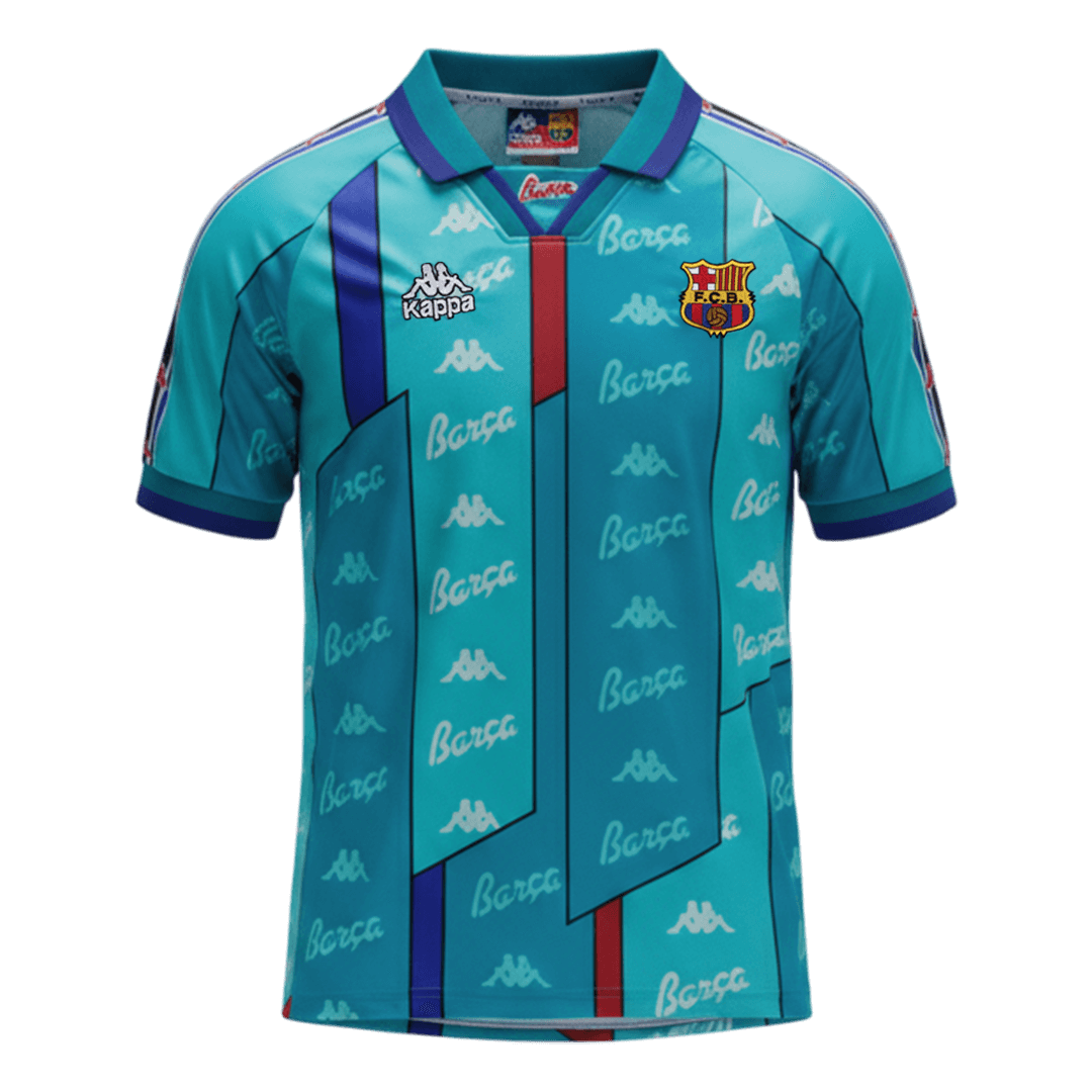 Maillot de Foot Rétro Extérieur Barcelone 1996/97 pour Homme