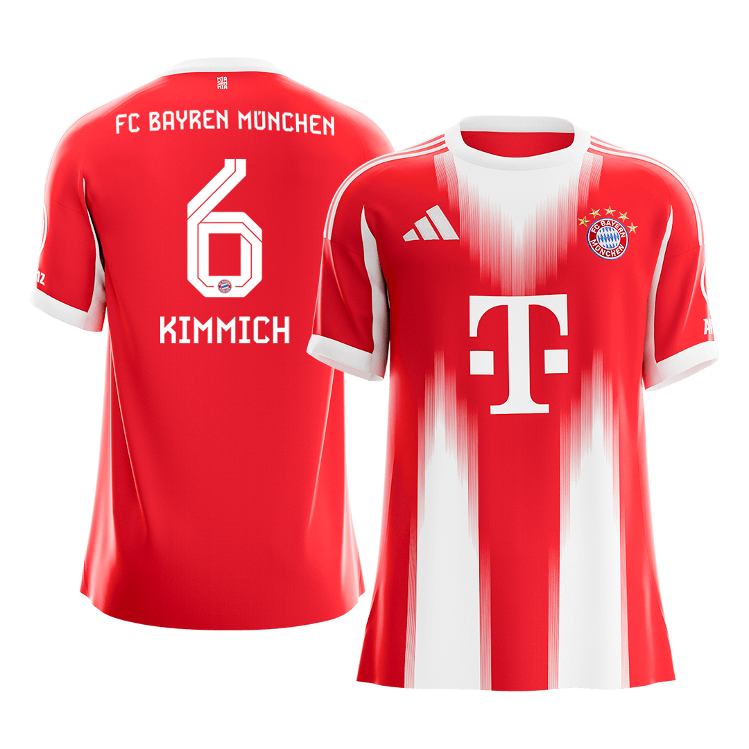 KIMMICH #6 Maillot de Foot Domicile Bayern Munich 2025/26 Homme [PREMIUM]
