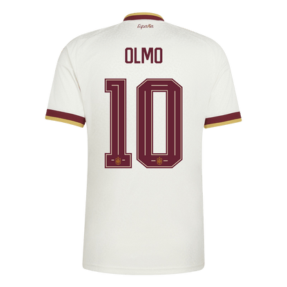 Maillot de foot extérieur OLMO #10 Espagne Coupe du Monde 2026 Homme