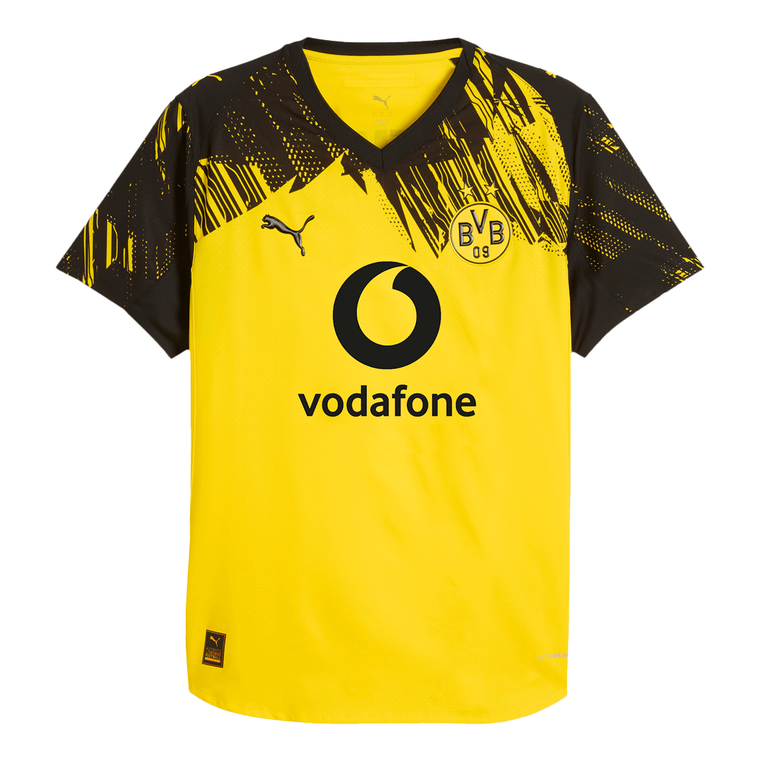 Maillot de foot domicile Borussia Dortmund 2025/26 pour homme - Version joueur - Coupe ajustée