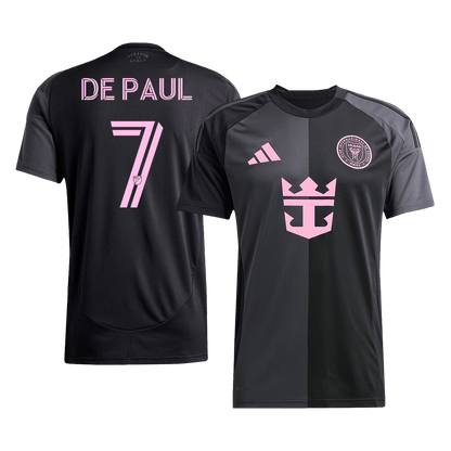 Maillot de football extérieur De Paul #7 Inter Miami CF 2025 pour homme